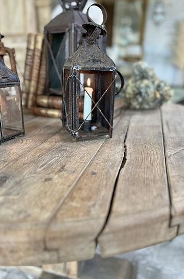 フレンチアンティークオークテーブル【パディントン】｜アンティーク家具