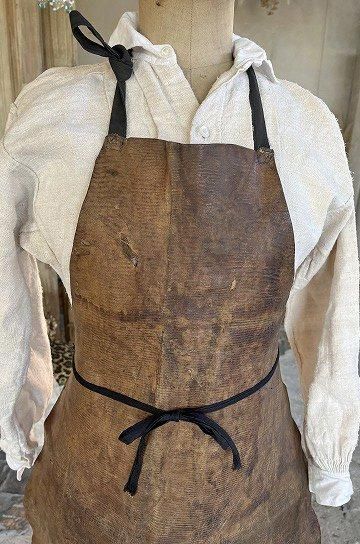 RRL カウボーイエプロン　ビンテージ加工　新品未使用 現代百貨 エプロン 綿100％ ツールエプロン ポケット付き ロゴ