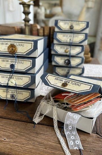 メルスリーのボタン紙箱 メルスリーのボタンを入れる紙箱5個セット【パディントン