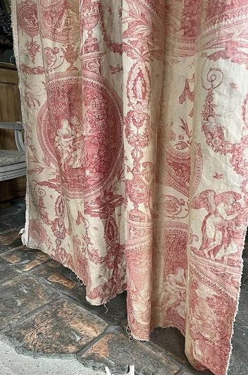 トワルドジュイバランス付きカーテンセット【パディントン