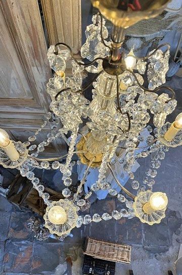 クリスタルドロップシャンデリア【パディントン】｜アンティーク家具