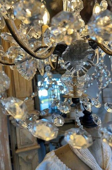 クリスタルドロップシャンデリア【パディントン】｜アンティーク家具