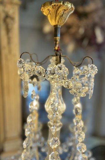 クリスタルドロップシャンデリア【パディントン】｜アンティーク家具