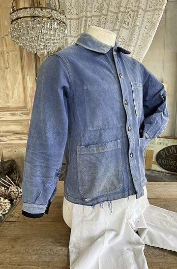 超美品　フレンチ　モールスキン　ジャケット Super Special 40's French Black Moleskin Double Breasted