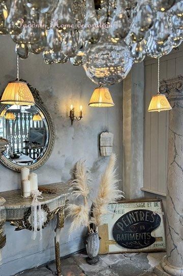 アンティーク　アイリスガラス　オクタゴン　ペンダント　アールデコ アンティークアイリスガラスオクタゴンペンダントアールデコ