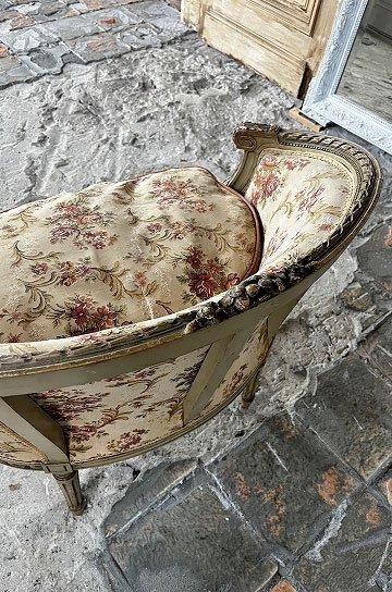 ロココ調シングルソファ【パディントン】｜アンティーク家具