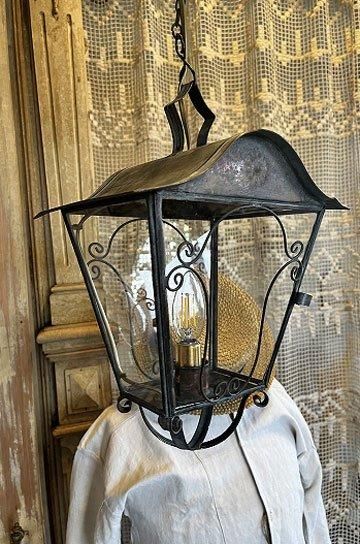 真鍮製ガラスランタン【パディントン】｜アンティーク家具