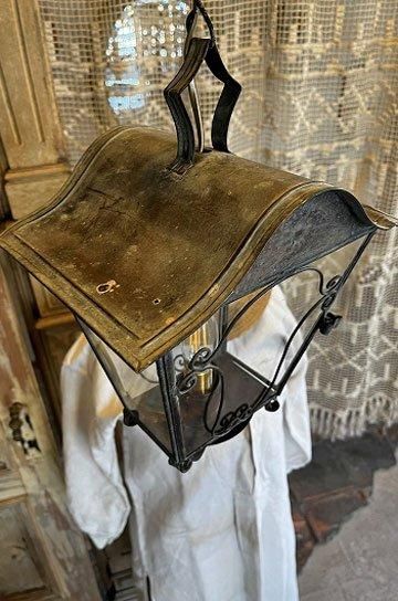真鍮製ガラスランタン【パディントン】｜アンティーク家具