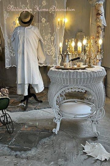 フレンチラタンテーブル【パディントン】｜アンティーク家具