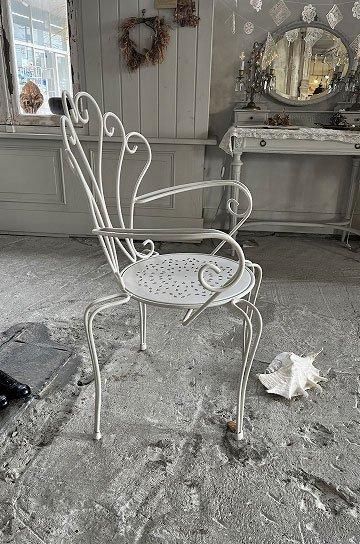 イギリス　アイアン　アームチェア 1920-30's ヴィンテージ インダストリアル アイアン アーム