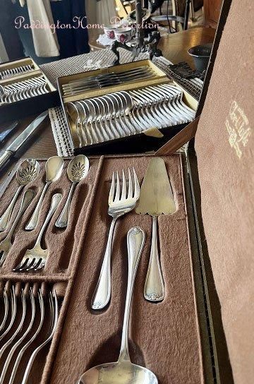 クリストフルシルバー製カトラリー105本セット【パディントン