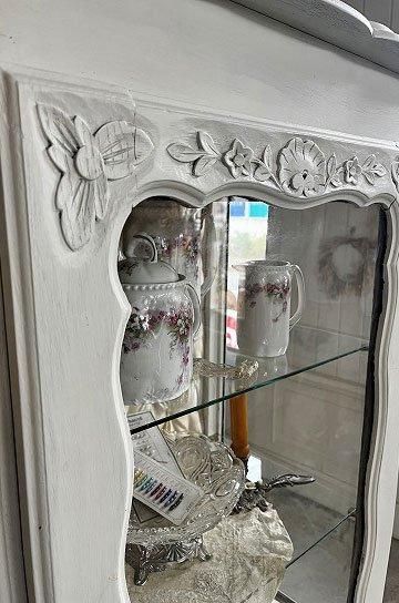 三面ガラスキャビネット【パディントン】｜アンティーク家具