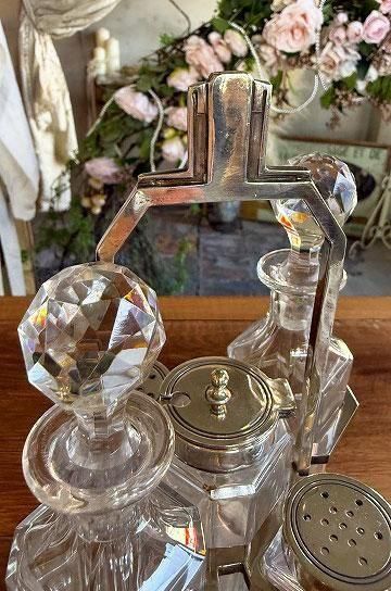 シルバー製クリスタルサーヴィスセット【パディントン