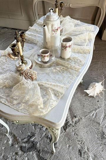 ルイ15世ロココ調テーブル【パディントン】｜アンティーク家具