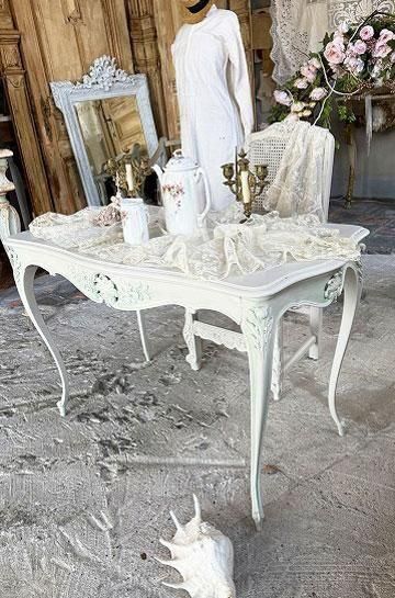 ルイ15世ロココ調テーブル【パディントン】｜アンティーク家具