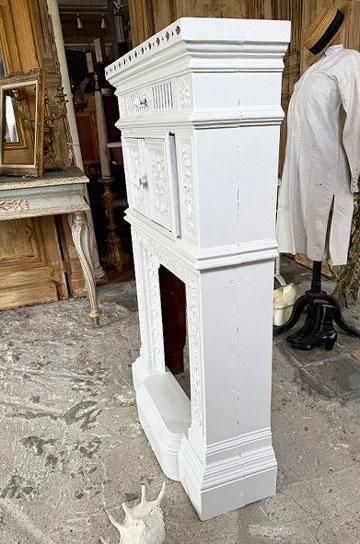 マントルピースB型 H90W80D20 送料込 組立型 アンティークフレンチ家具 g11694]【幅80cm】Chamill マントルピース キャビネット・チェスト