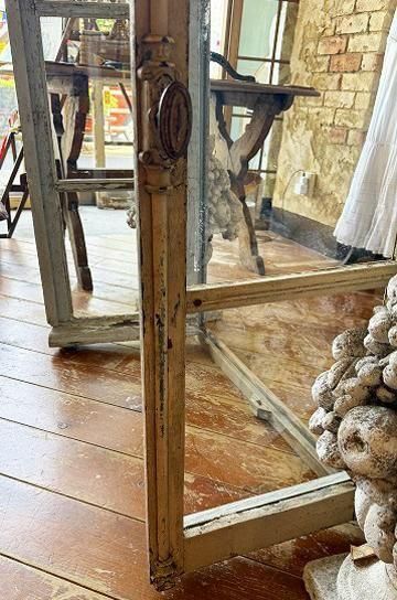 木枠付きグレモン錠ガラスウィンドウcパディントン】｜アンティーク家具