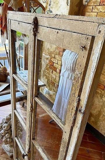 グレモン錠 アンティークウィンドウ 二枚扉 木製 ガラス入り グレモン錠付き窓.2 フランスアンティーク建具 アンティーク