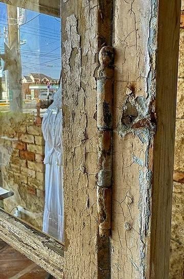 グレモン錠 アンティークウィンドウ 二枚扉 木製 ガラス入り グレモン錠付き窓.2 フランスアンティーク建具 アンティーク