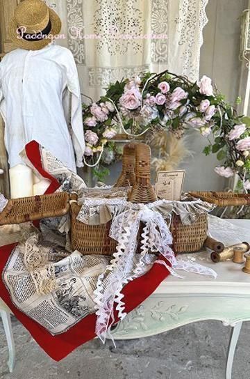 フレンチアンティークパニエ