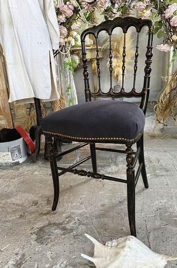 じょんさん専用ナポレオンチェア　黒い木製の装飾椅子 じょんさん専用ナポレオンチェア 黒い木製の装飾椅子 じょんさん