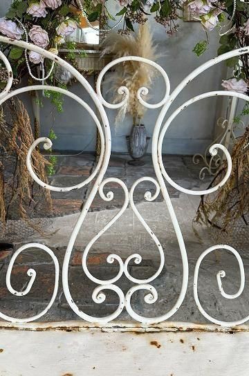 フレンチアイアンベンチ【パディントン】｜アンティーク家具