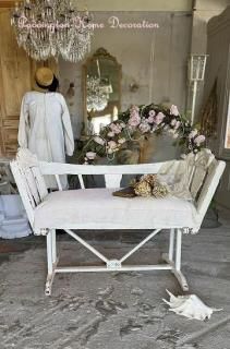 ロココ調アンティークベッド【パディントン】｜アンティーク家具