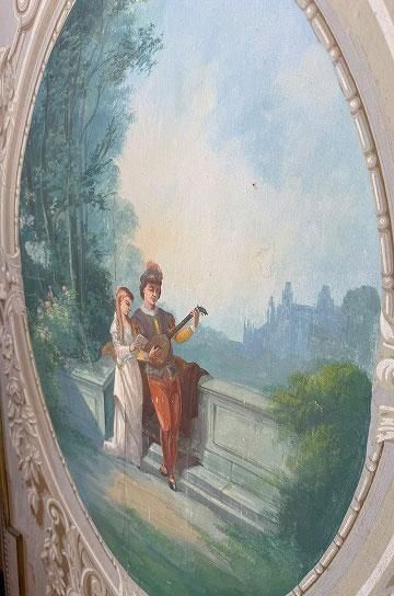 アンティーク・チャップリン・パネル アンティークボワズリーパネル【パディントン】｜アンティーク家具