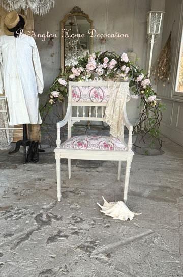 ピンクのボタン留めアームチェア フリンジ付き／② AKRacing公式直販ストア / PINON シリーズ