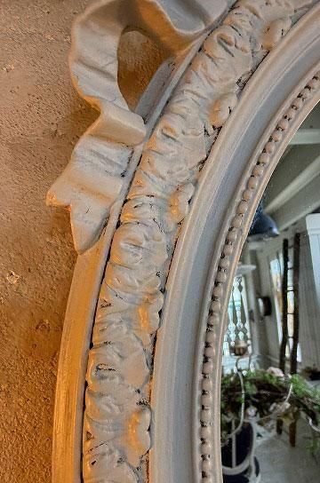 ルイ16世リボンミラー【パディントン】｜アンティーク家具