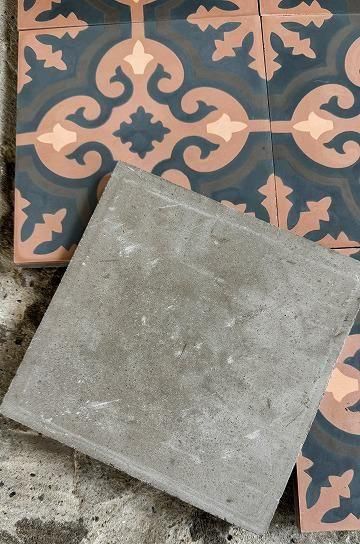 アンティークタイルs2 クワトレフォイルタイル【パディントン