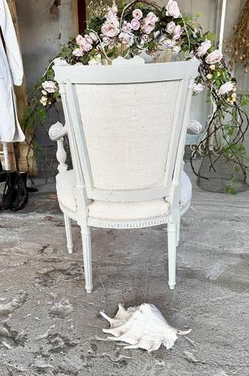 ルイ16世アームチェアc【パディントン】｜アンティーク家具