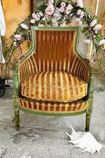 ルイ16世シングルソファ【パディントン】｜アンティーク家具