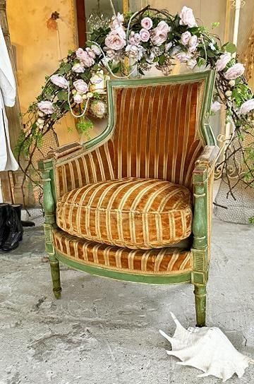 ルイ16世シングルソファ【パディントン】｜アンティーク家具