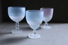 染付花唐草文六角縁高台杯（杯洗？） 染付花唐草文六角縁高台杯（杯洗？）