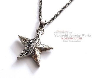 Jinny's/One-Star-Pendant-燻流金/SV925/チェーン付属/45~55cm<img class='new_mark_img2' src='https://img.shop-pro.jp/img/new/icons5.gif' style='border:none;display:inline;margin:0px;padding:0px;width:auto;' />