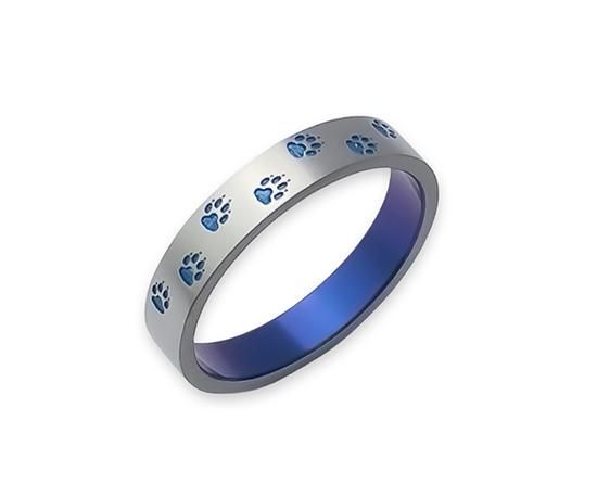 Hizm/わんこ散歩リング4mm マルチカラー/純チタン製/1～30号