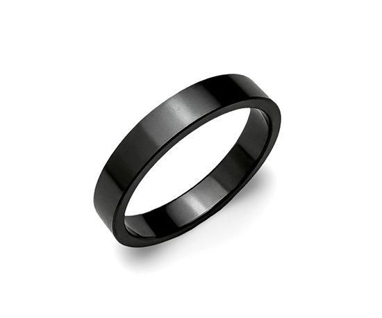 Hizm/SK accessory/黒銀カテドラルリング4mm幅 マットブラック Hizm/SK accessory/黒銀カテドラルリング4mm幅 マットブラック