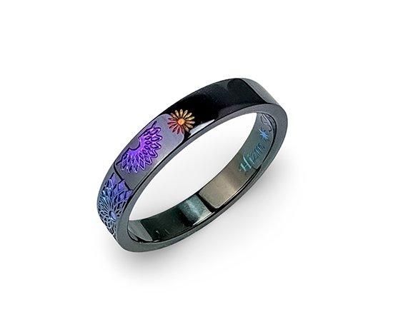 Hizm/SK accessory/カテドラルリング4mm幅 【極彩色】ピアノ Hizm/SK accessory/カテドラルリング4mm幅 【極彩色】ピアノ