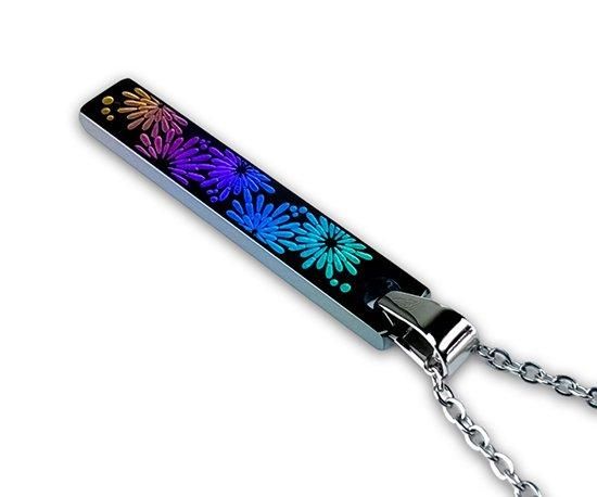 Hizm/SK accessory/札形ﾍﾟﾝﾀﾞﾝﾄM 大輪閃光散華 多色グラデーション