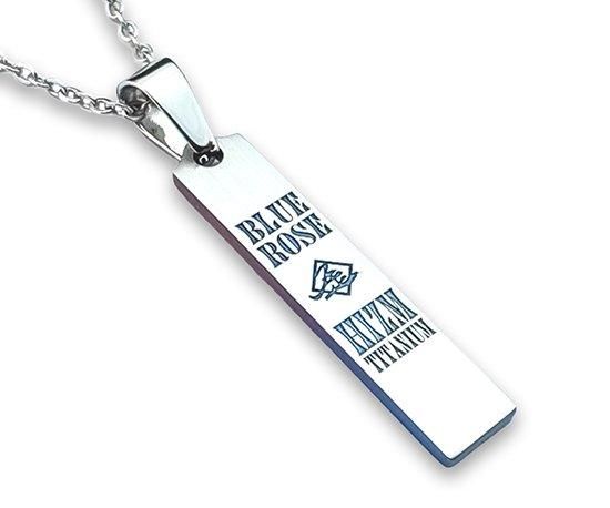 Hizm/BLUE ROSE/クリスタルローズペンダントトップS 【紺碧色】/純