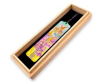 Hizm/チタン製角簪 桜華/純チタン/簪/15~18cm/軸太さ変更可