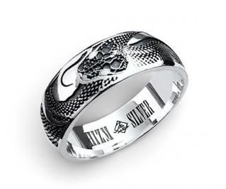 Hizm/札形ペンダントトップS 青彼岸花一輪/純チタン製/チェーン