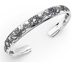 UZU Silver925花柄カッティング 水晶バングルL362 UZU Silver925花柄カッティング 水晶バングルL362 【公式通販】