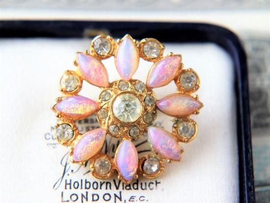 【美品】フランス 50’s クラシカル ブローチ ヴィンテージ 貴婦人 ストーン 美品】フランス 50's クラシカル ブローチ ヴィンテージ 貴婦人