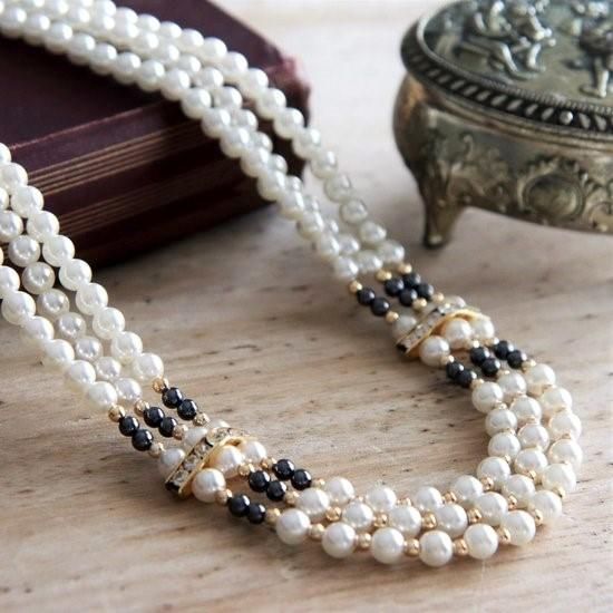 312＊アンティークゴールド グレージュ パール 大人女子 ヴィンテージ