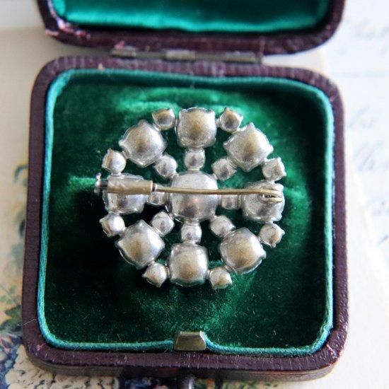 ヴィンテージ　カットガラス　ブローチ　② ヴィンテージジュエリーとアンティーク雑貨のお店,Clara Antique