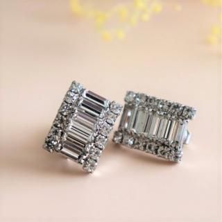 ヴィンテージ カットガラス ブローチ ② ヴィンテージ カットガラス