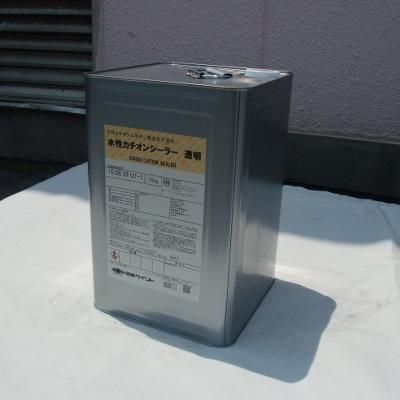 塗料/水性/下塗り】水性カチオンシーラー 15kg 透明/ホワイト