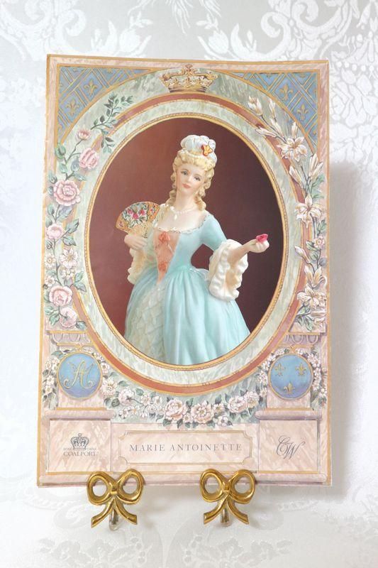 コールポート Coalport マリー・アントワネット フィギュリン 証明書付 コールポート Coalport マリー・アントワネット フィギュリン